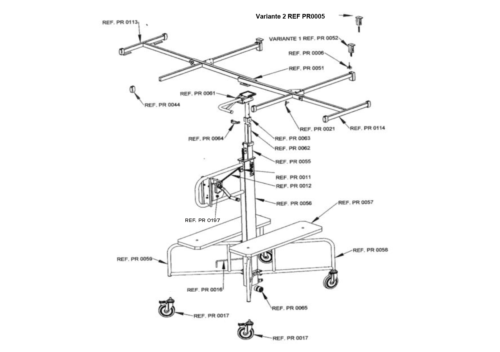 2010's exploded parts diagram